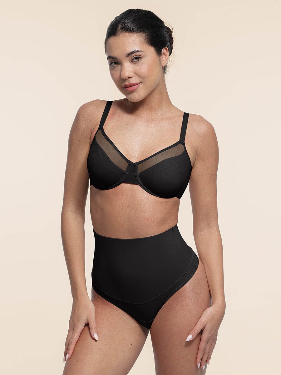 Sexy Mesh Full Coverage Unlined Underwire Bra with Adjustable Straps - FirmaLift