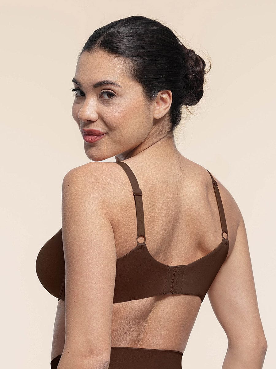 Sexy Mesh Full Coverage Unlined Underwire Bra with Adjustable Straps - FirmaLift