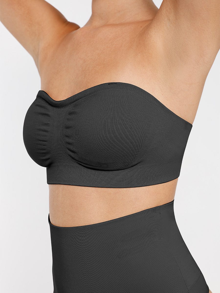 Seamless Strapless Wireless Bra with Removable Pads - FirmaSoft