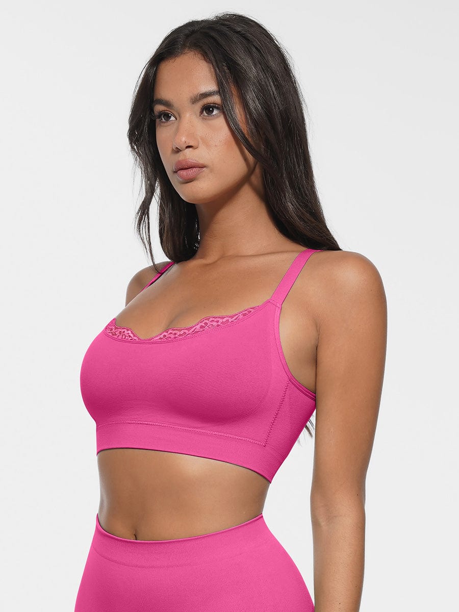 Seamless Scoop Neck Bralette with Smooth Back - FirmaSoft