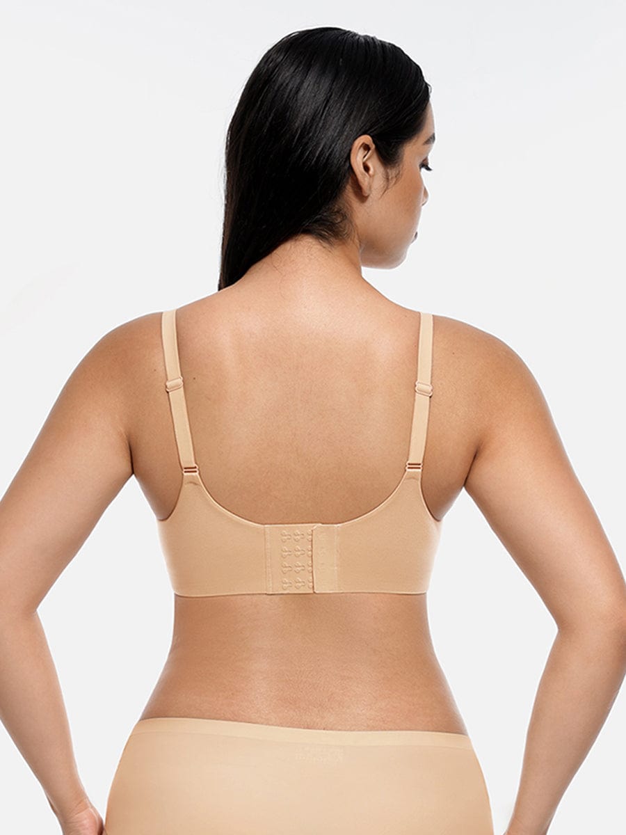 Wireless Push-Up Demi Coverage Bra with Soft Comfort - FirmaLift