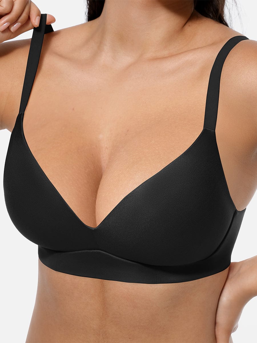 Wireless Push-Up Demi Coverage Bra with Soft Comfort - FirmaLift