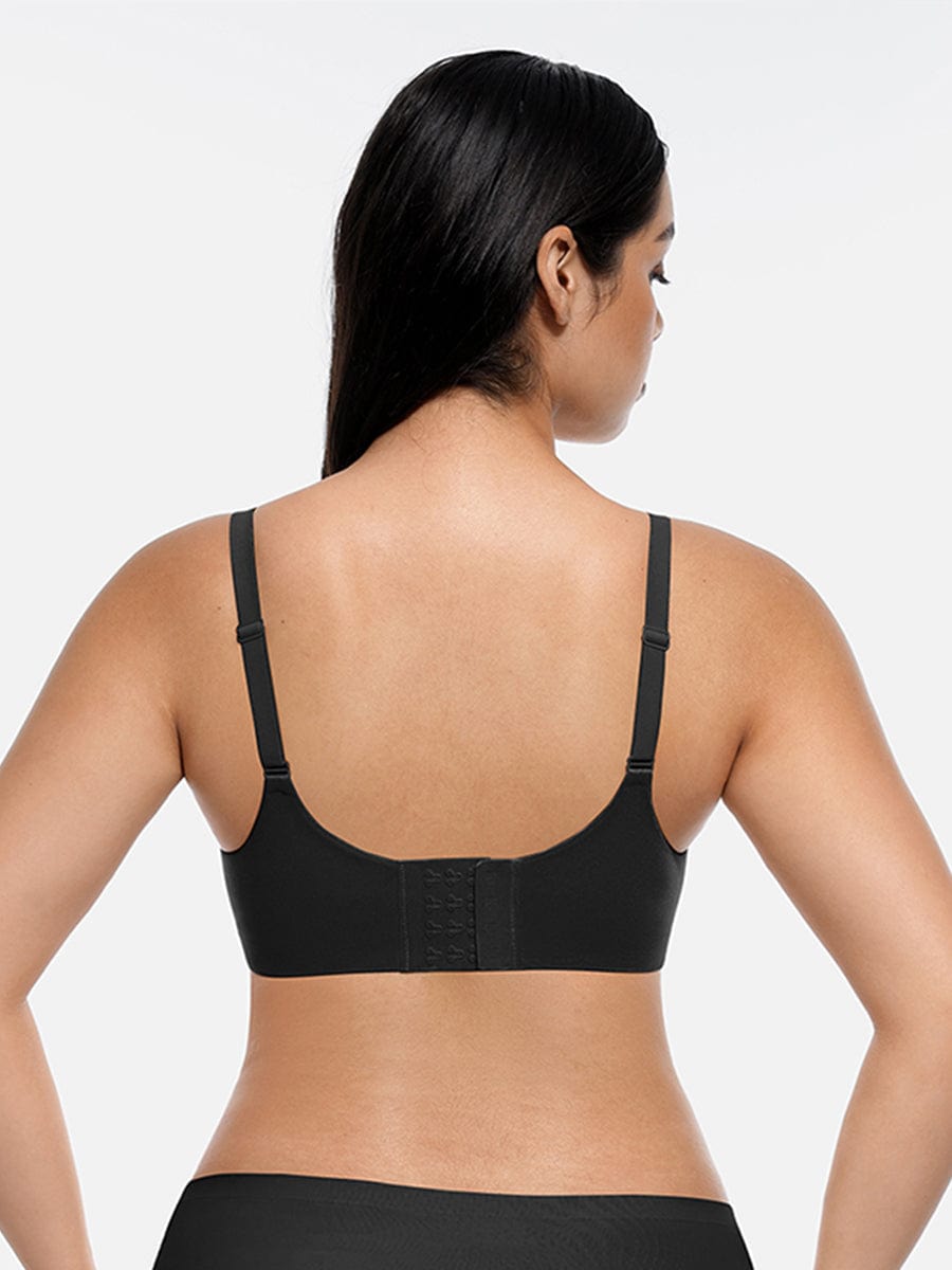 Wireless Push-Up Demi Coverage Bra with Soft Comfort - FirmaLift