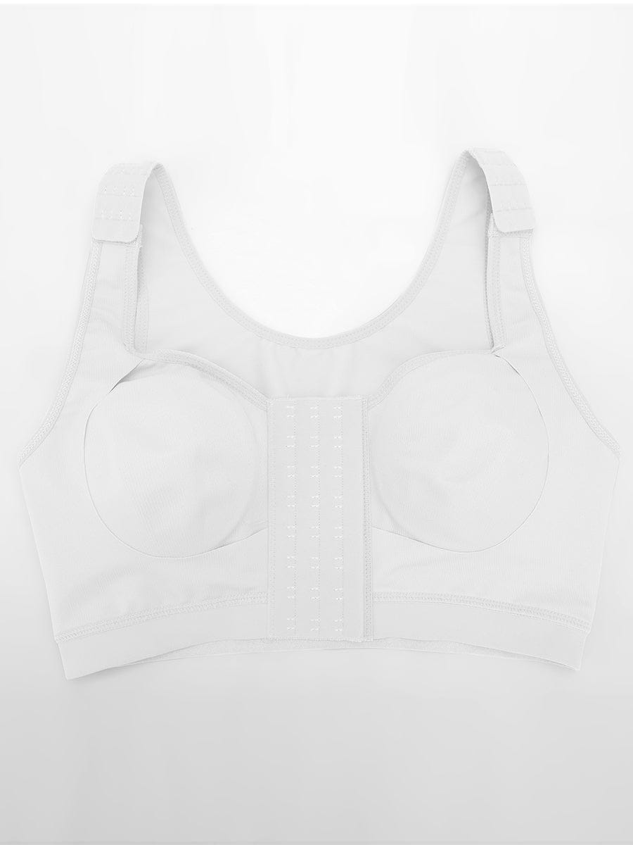 Post Surgery Compression Mastectomy Bra with Front Closure - FirmaActive