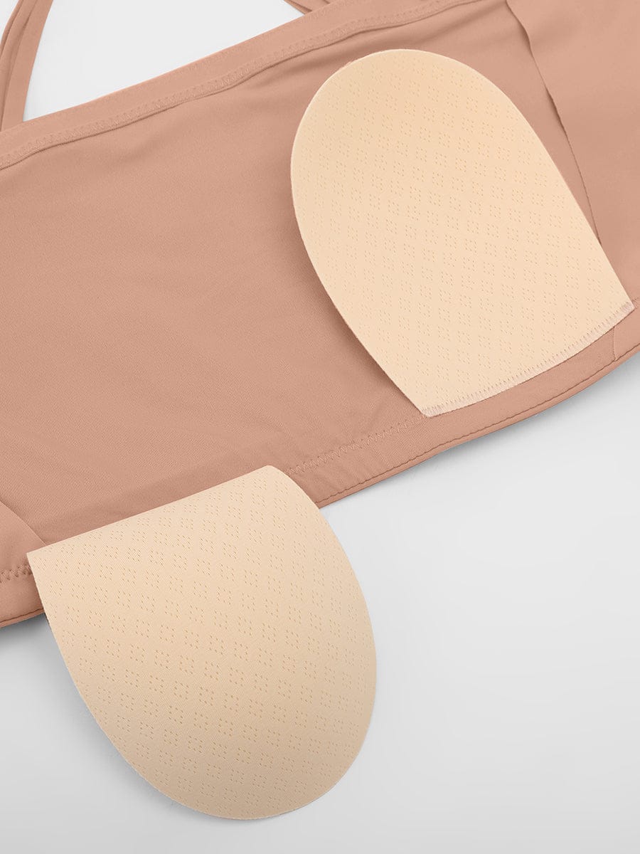 Strapless Anti Slip Bandeau Bra Fixed Molded Cups FeelSoft Fabric - FirmaActive