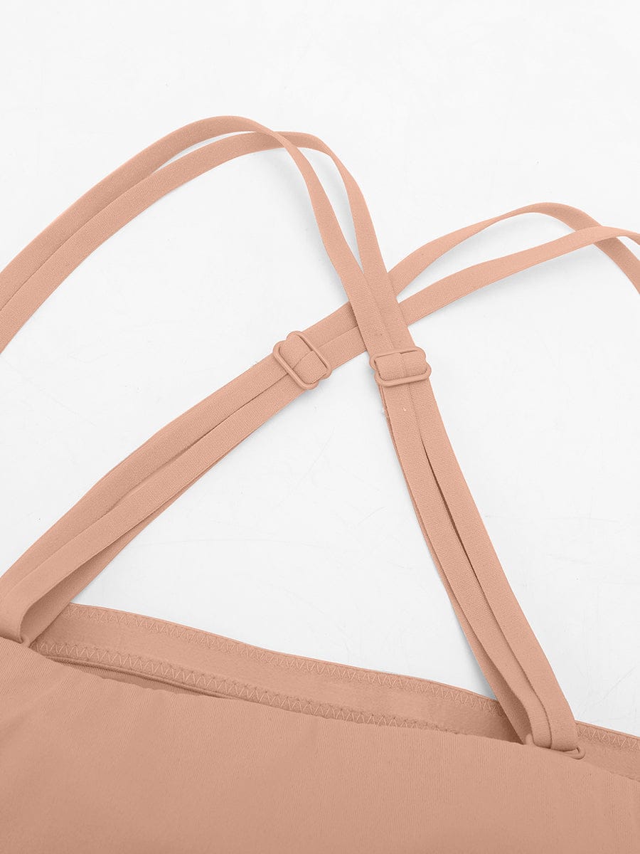 Strapless Anti Slip Bandeau Bra Fixed Molded Cups FeelSoft Fabric - FirmaActive