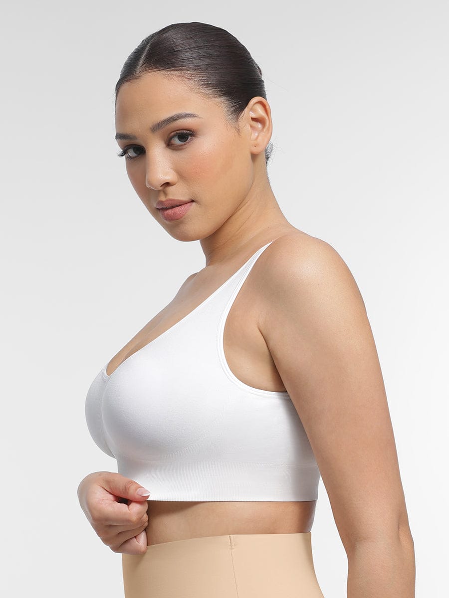 Seamless Wireless Padded Bra with Back Support and Fat Reduction - FirmaLift