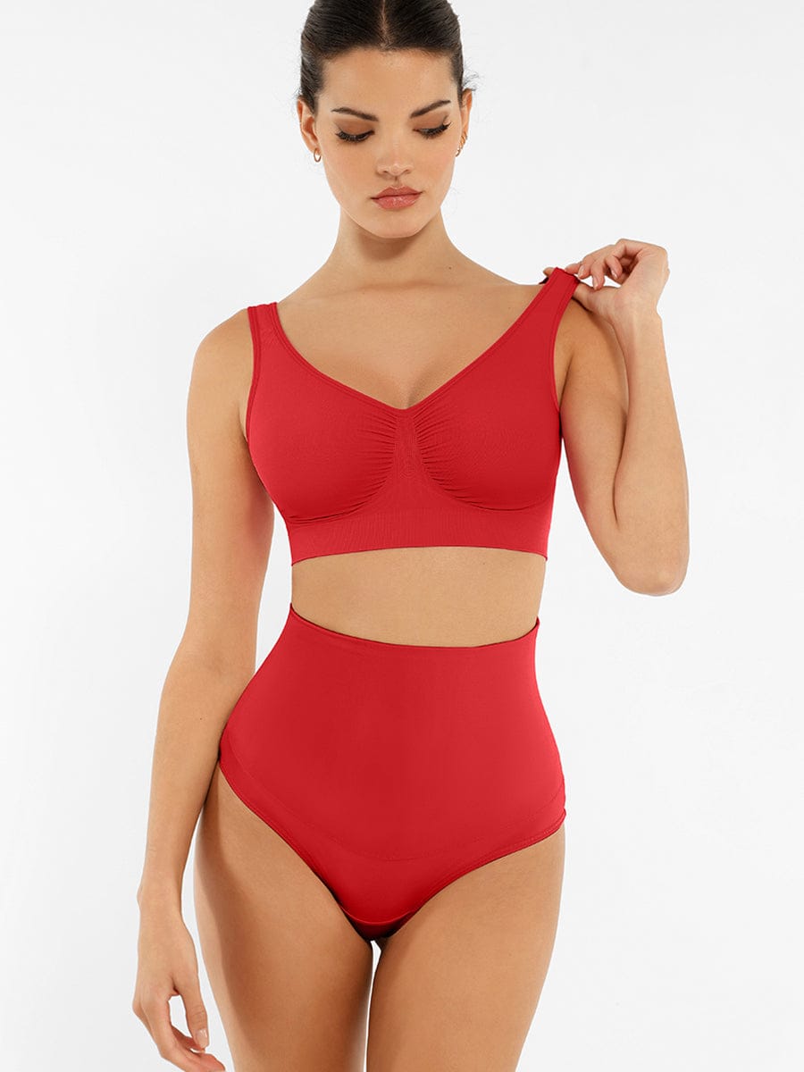 Seamless Shaping Bust Support Bra with Wider Back - FirmaLift