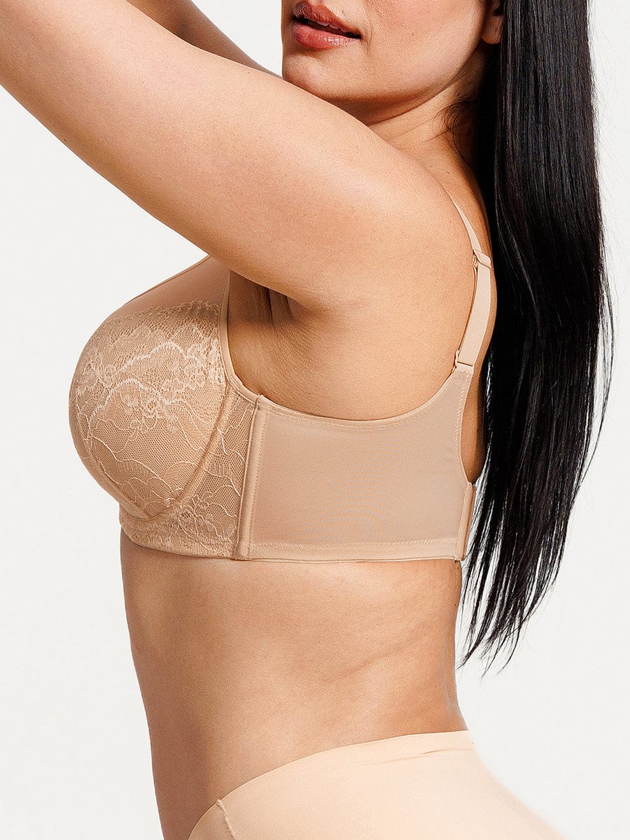 Full Coverage Minimizer Bra with Underwire and Smooth Back - FirmaHold