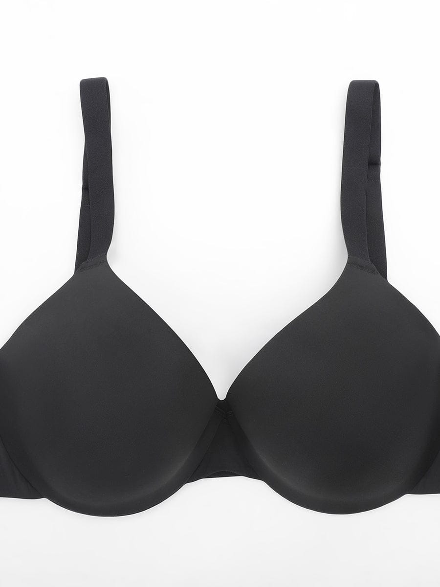 Seamless Underwire T-Shirt Push Up Demi Bra with Adjustable Straps - FirmaLift