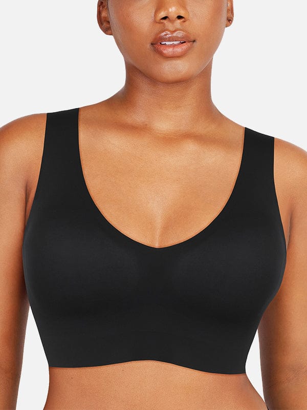 V-Neck Seamless Wireless Bra Tank Top - FirmaLift