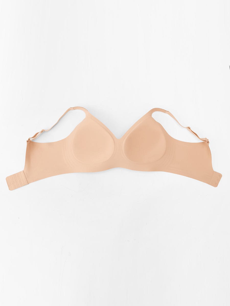 Seamless Wireless Plunge T-Shirt Bra with Smooth Back - FirmaLift