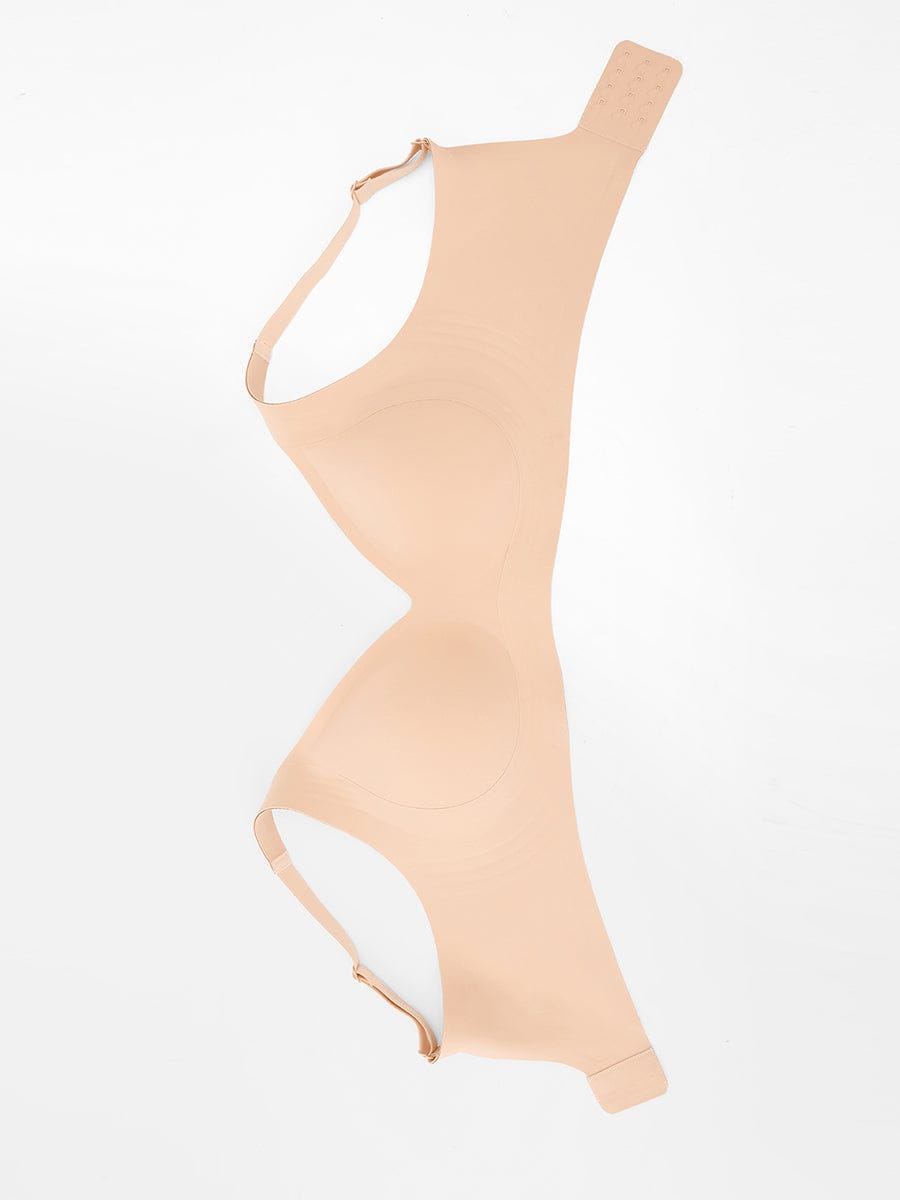 Seamless Wireless Plunge T-Shirt Bra with Smooth Back - FirmaLift