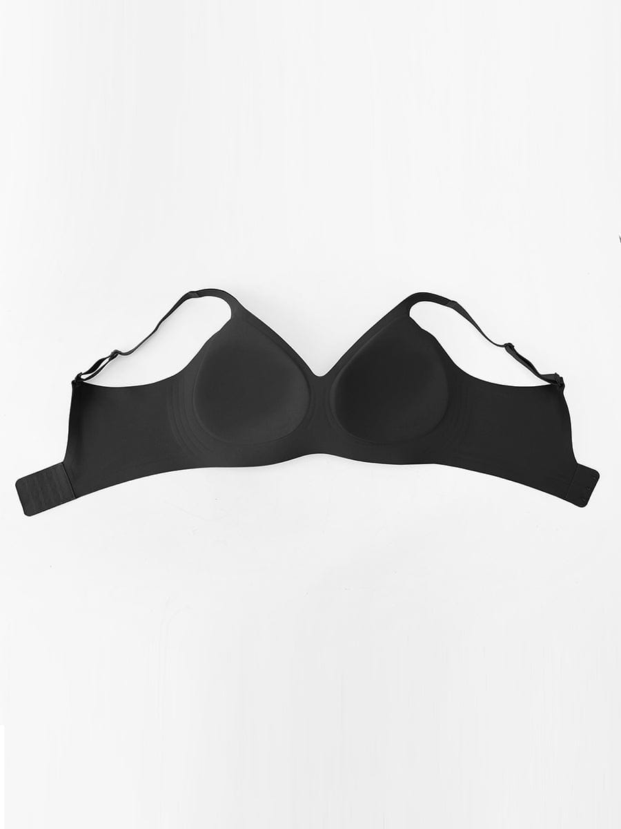 Seamless Wireless Plunge T-Shirt Bra with Smooth Back - FirmaLift