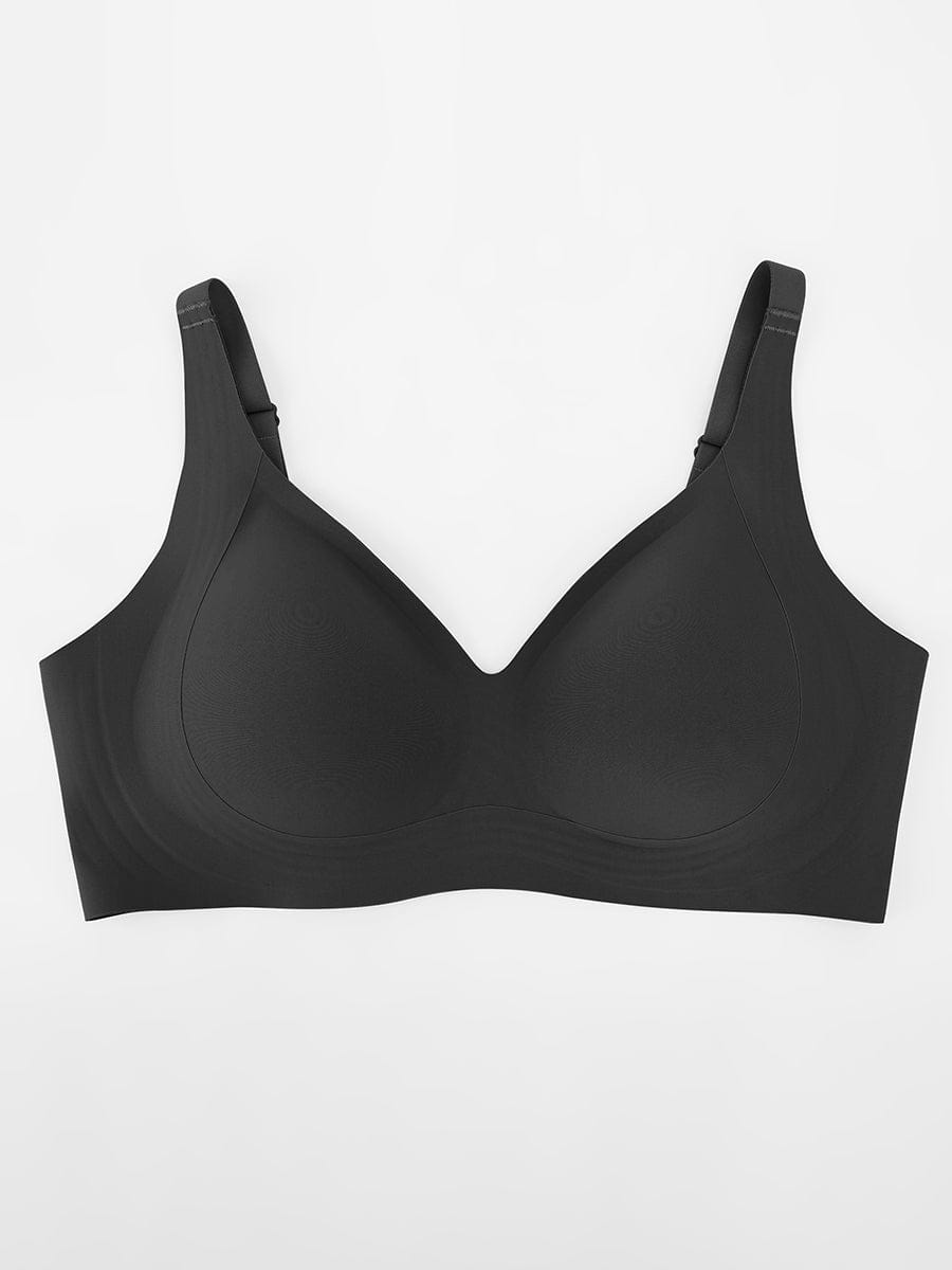 Seamless Wireless Plunge T-Shirt Bra with Smooth Back - FirmaLift
