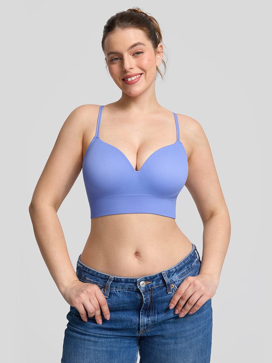 Seamless Wireless Demi T Shirt Bra Light Support Comfort - FirmaSoft
