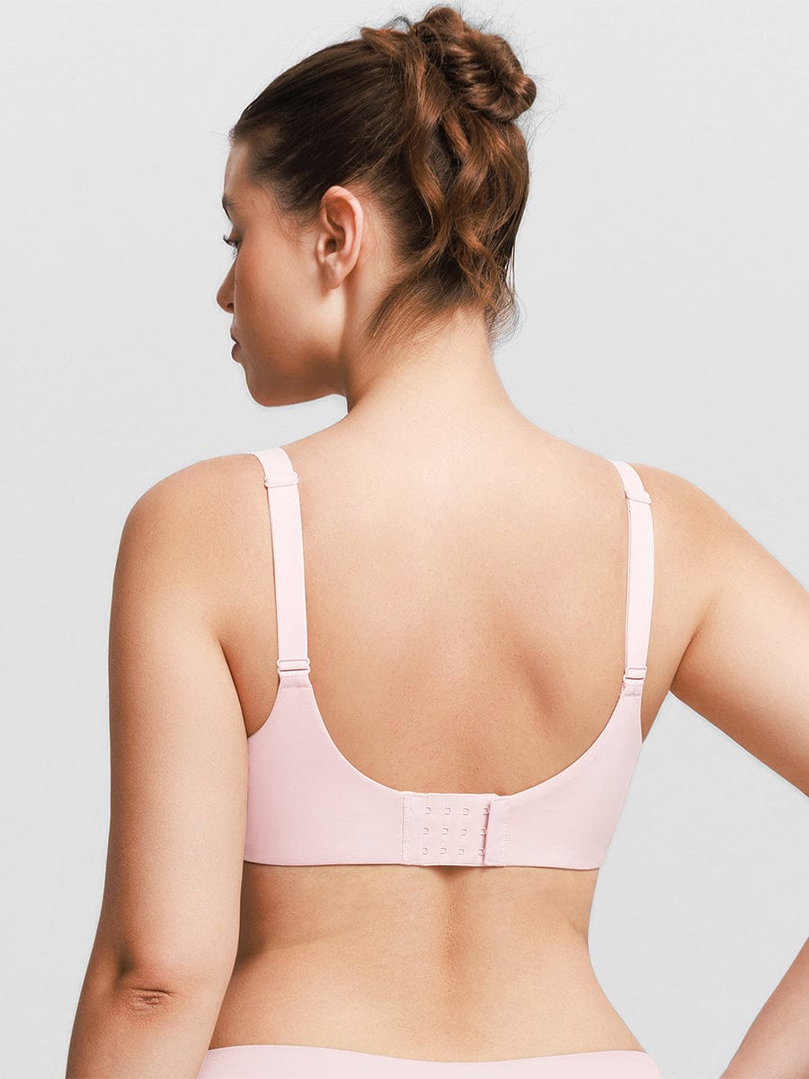 Seamless Underwire T-Shirt Push Up Demi Bra with Adjustable Straps - FirmaLift