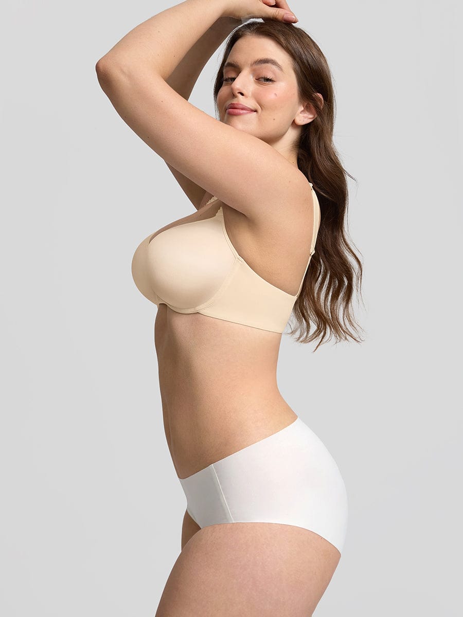 Underwire Memory Foam Demi T-Shirt Bra - FirmaLift