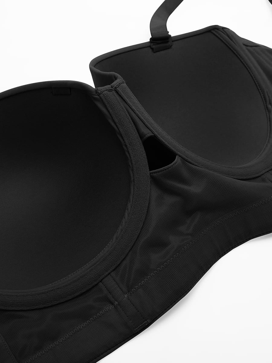 Strapless Half Cup Underwire Bra Wide Back Strong Support Everyday Wear丨FirmaHold