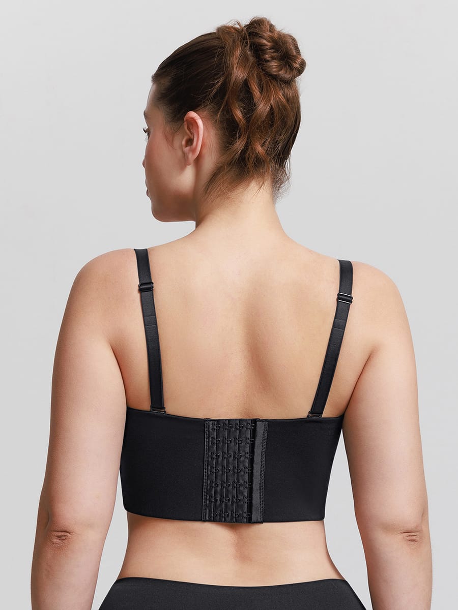 Strapless Half Cup Underwire Bra Wide Back Strong Support Everyday Wear丨FirmaHold