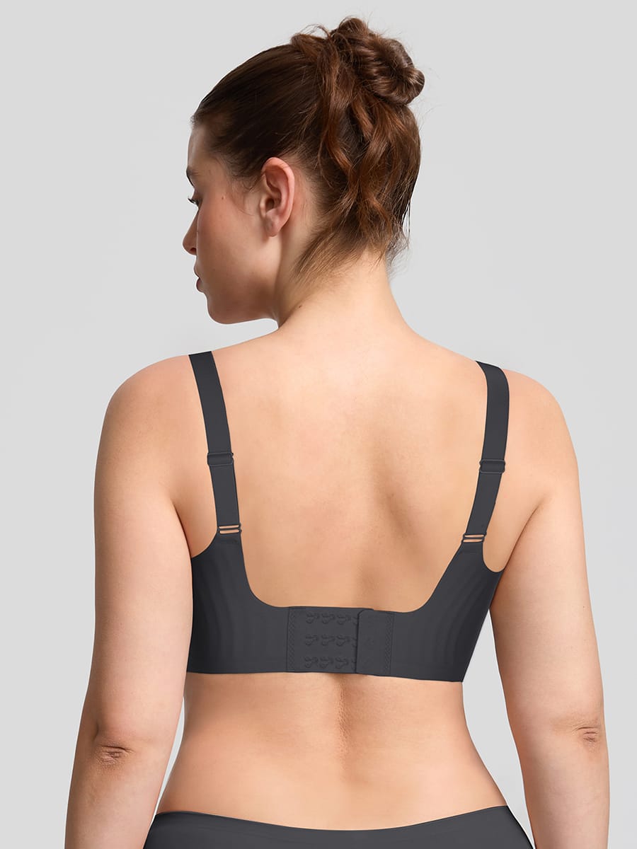 Jelly Support Wireless Seamless Everyday T-Shirt Bra for Large Breasts - FirmaLift