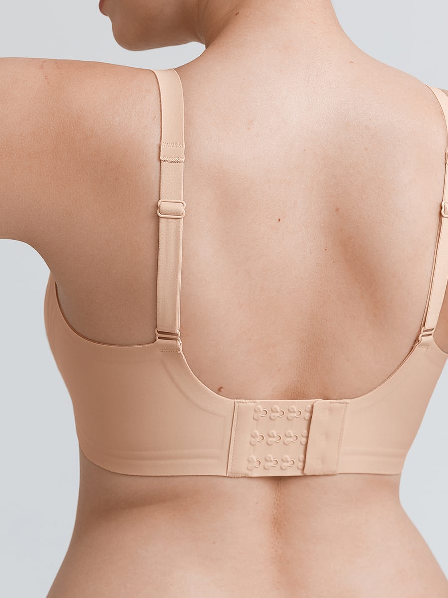 Cut Out Wireless T-Shirt Bra with Jelly Gel Support for Big Chest - FirmaLift