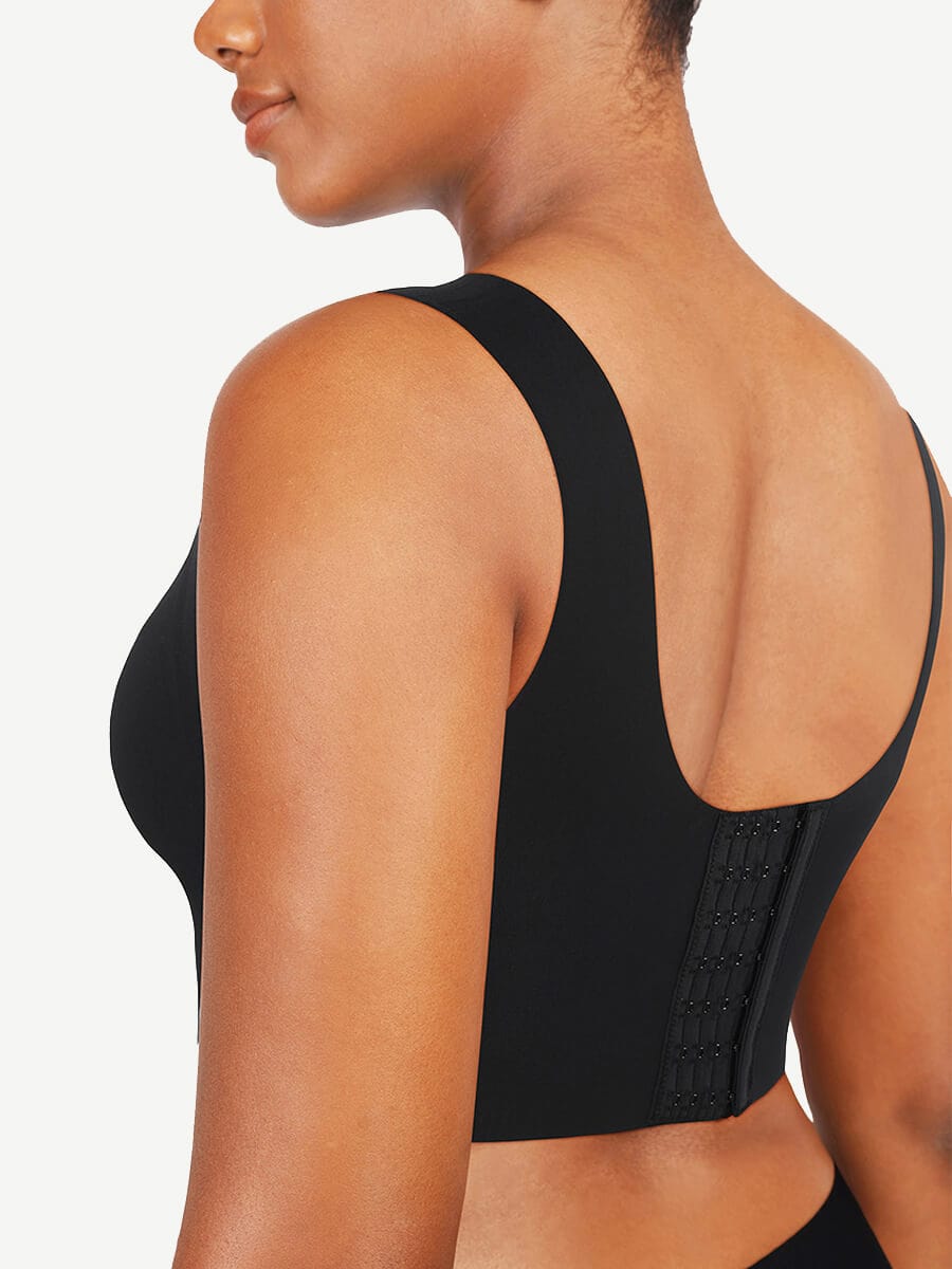 V-Neck Seamless Wireless Bra Tank Top - FirmaLift