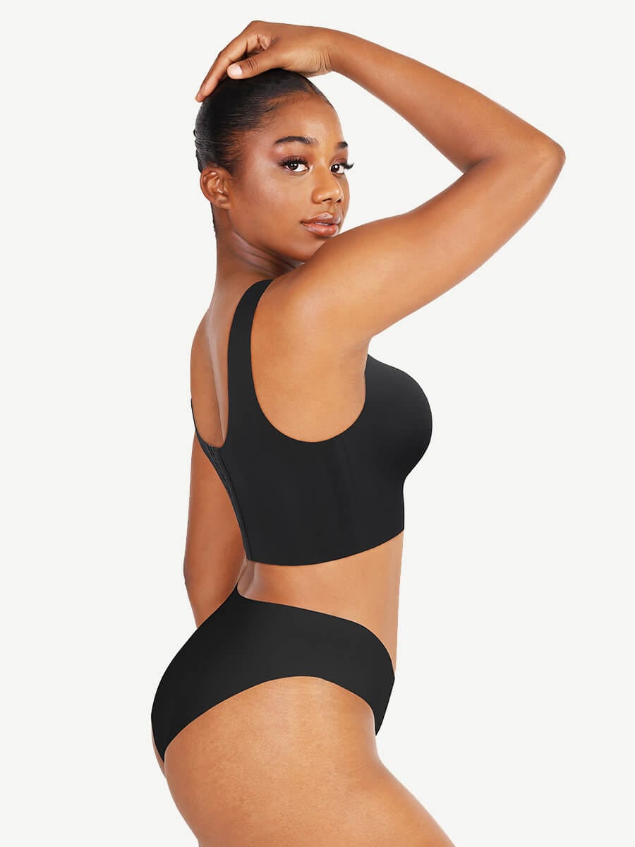 V-Neck Seamless Wireless Bra Tank Top - FirmaLift