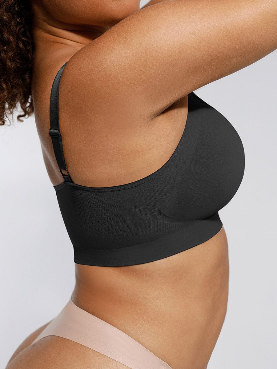 Wireless Supportive Shaping Bra with Adjustable Straps - FirmaActive