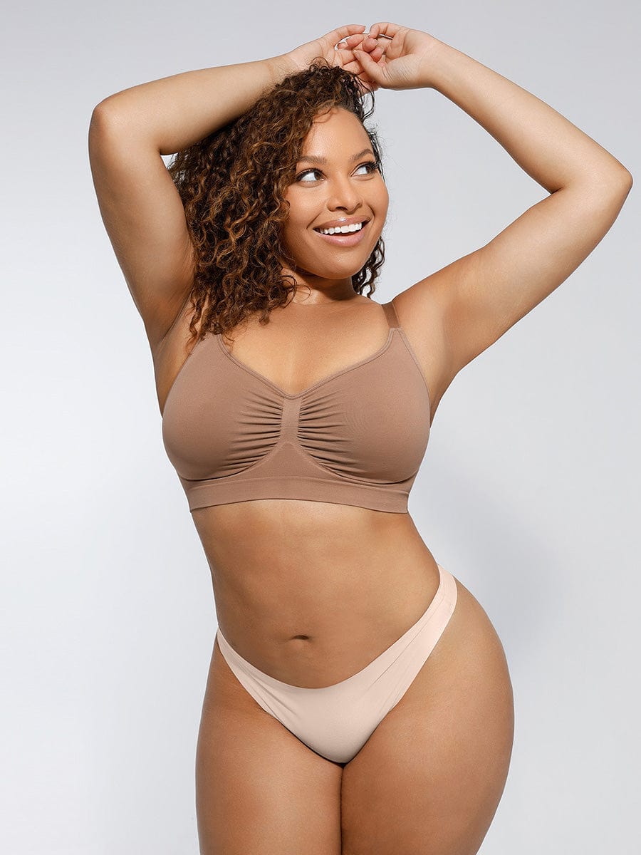 Wireless Supportive Shaping Bra with Adjustable Straps - FirmaActive