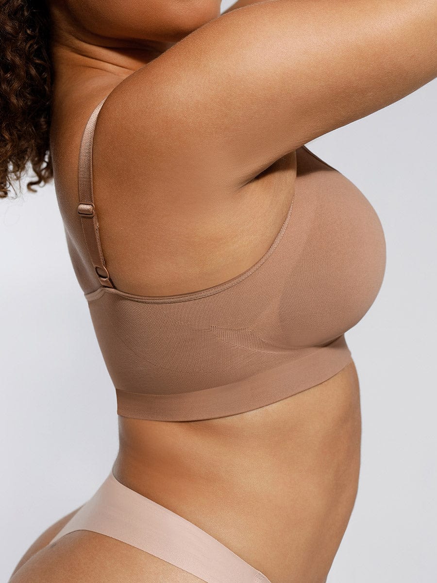 Wireless Supportive Shaping Bra with Adjustable Straps - FirmaActive