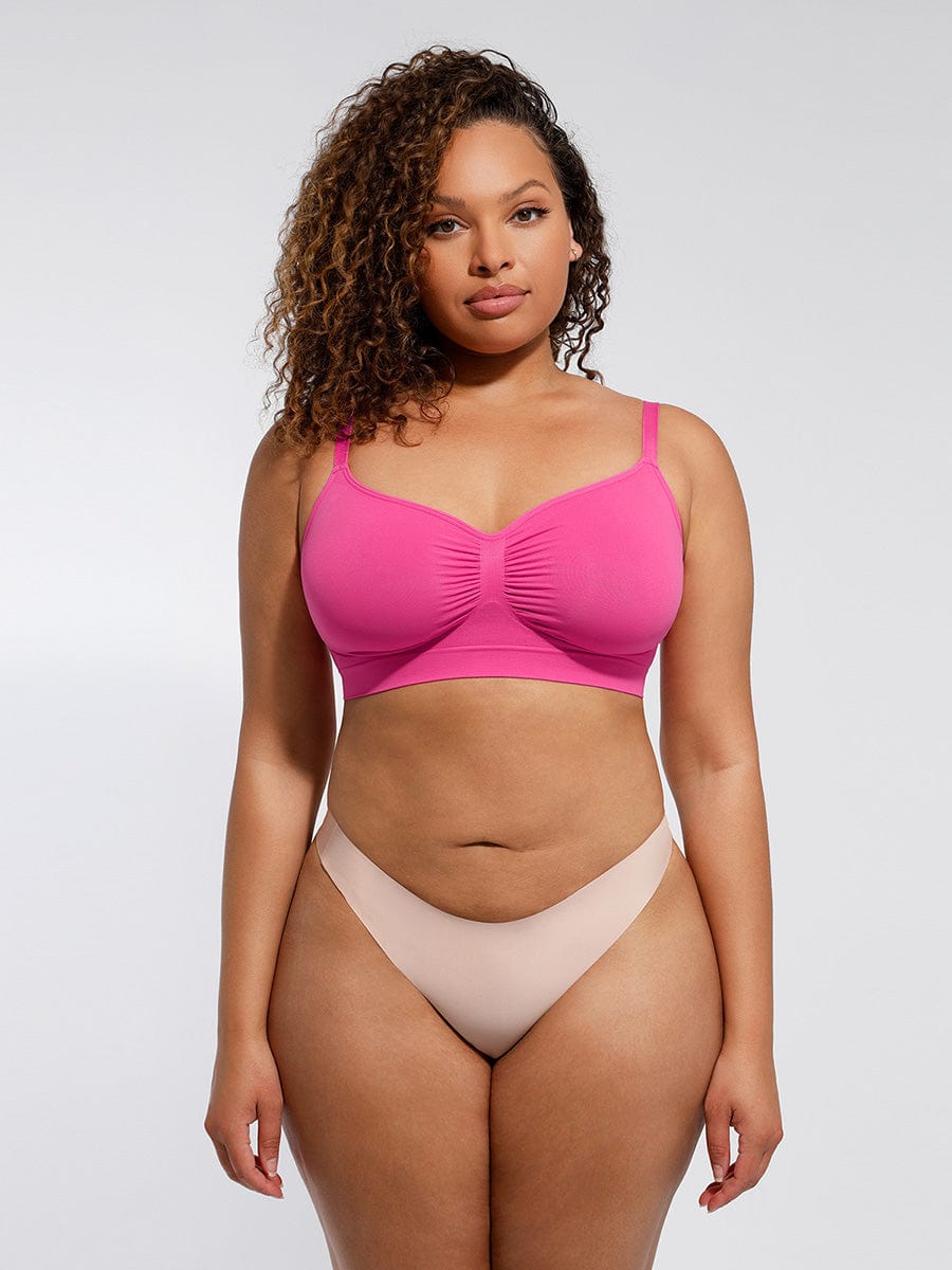 Wireless Supportive Shaping Bra with Adjustable Straps - FirmaActive