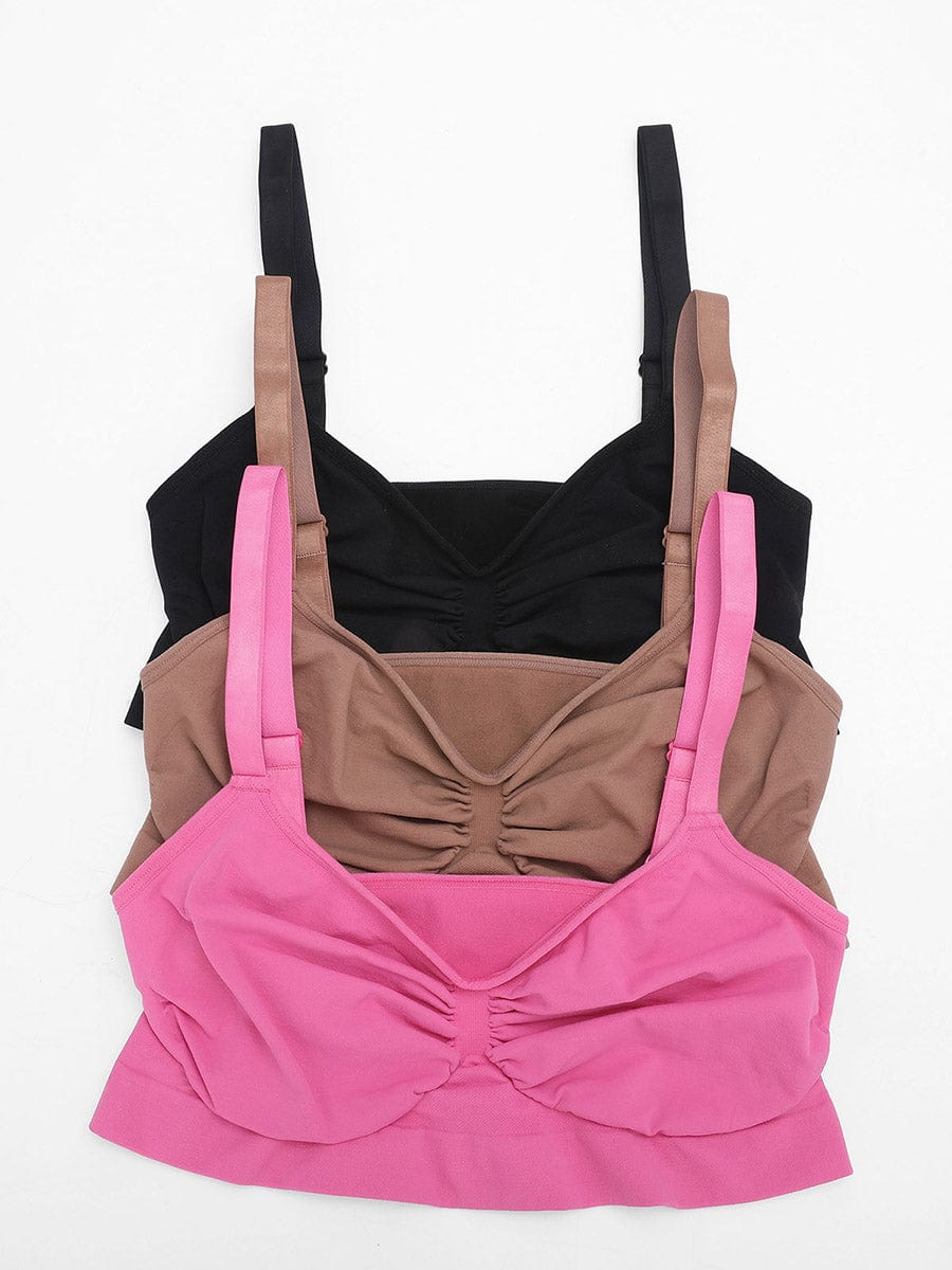 Wireless Supportive Shaping Bra with Adjustable Straps - FirmaActive