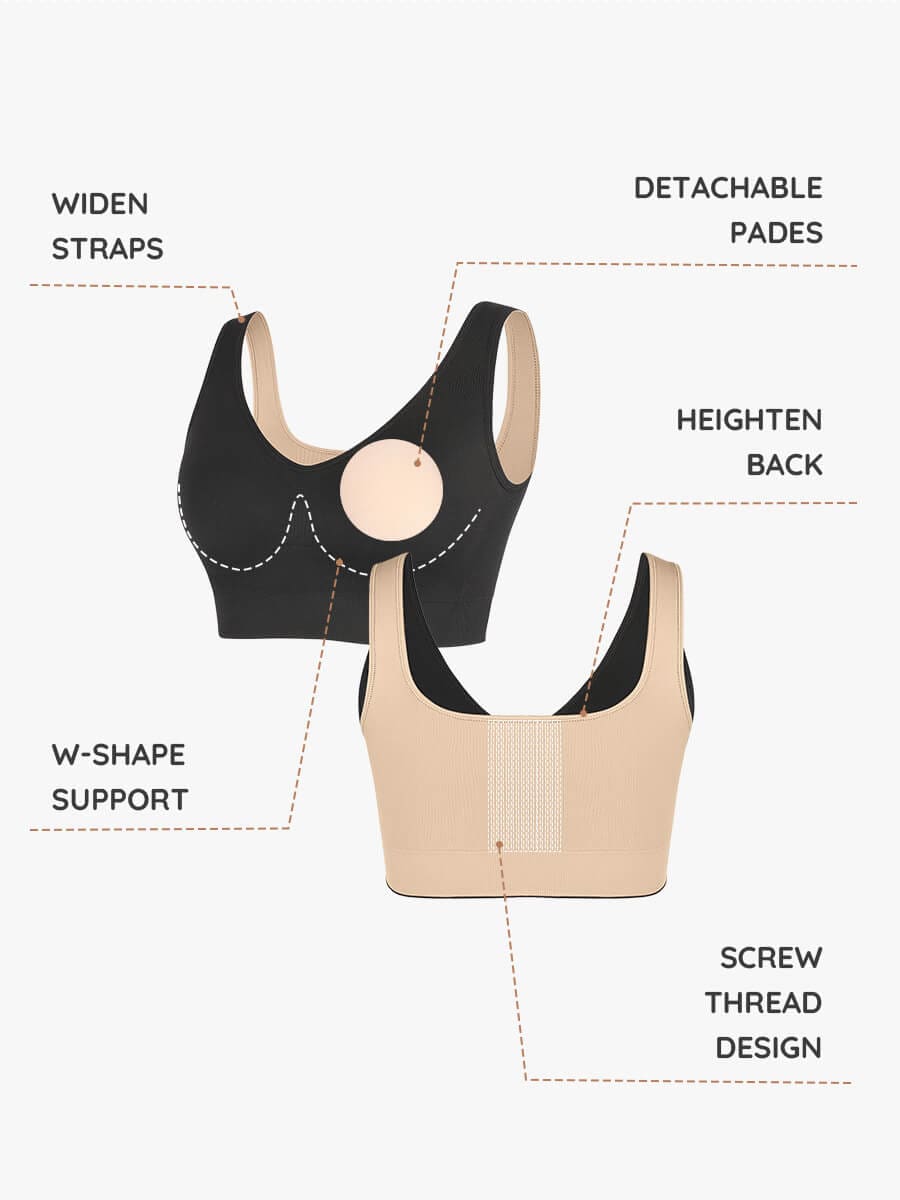Reversible Wireless Comfort Shaper Bra - FirmaSoft