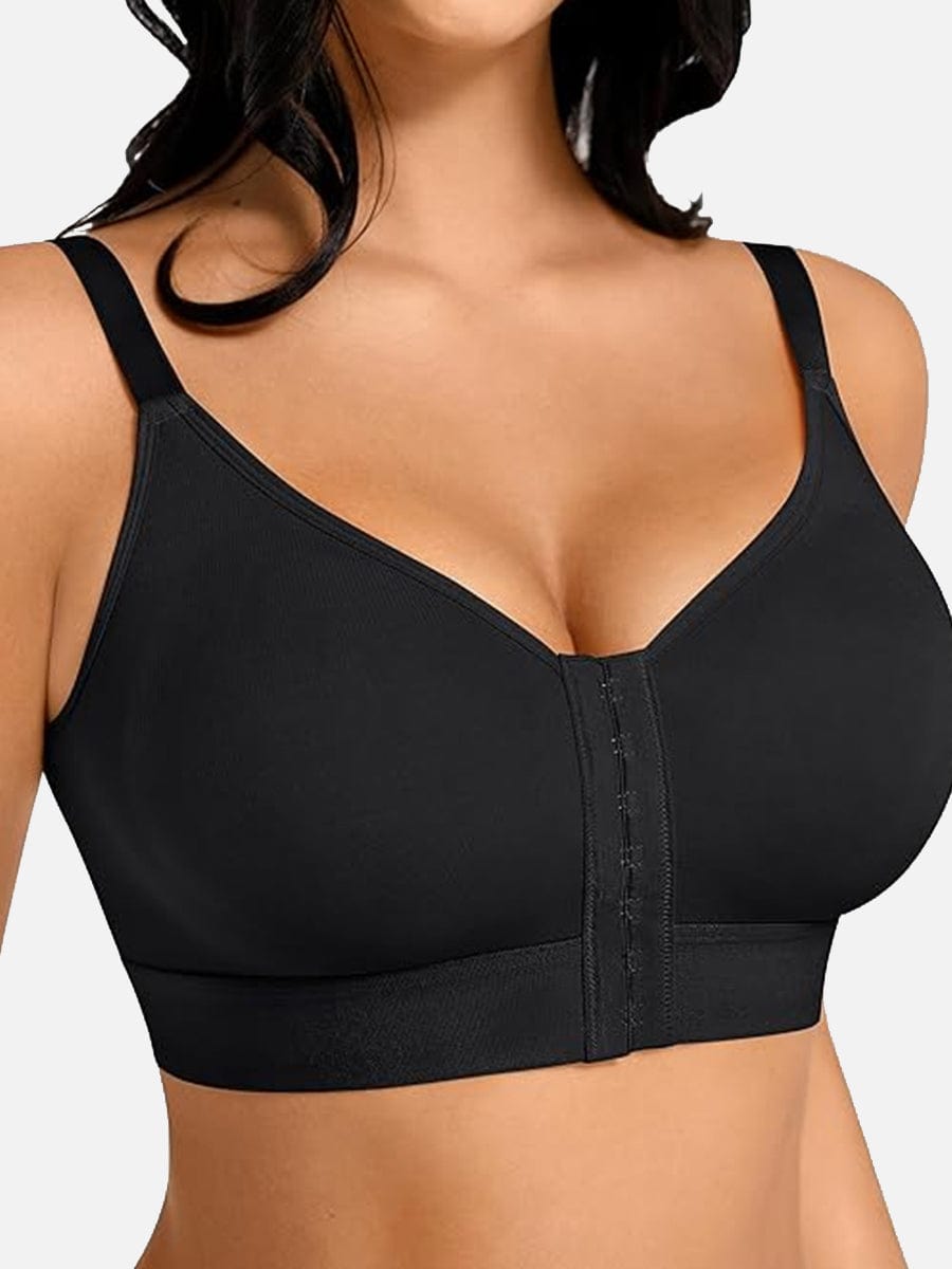 Post Surgery Full Coverage Front Closure Mastectomy Bra - FirmaHold