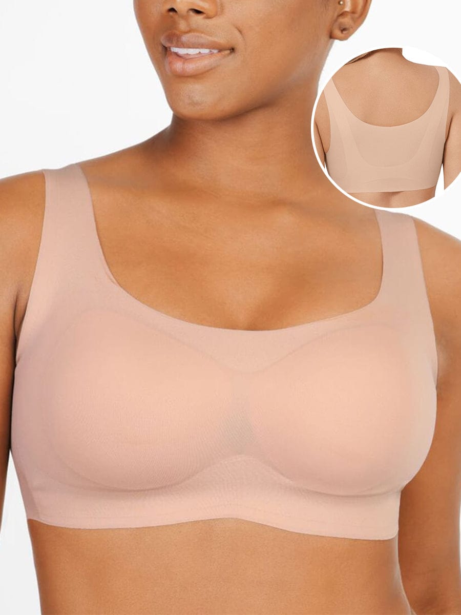 Non-Marking Comfort Wireless Bra with Drop Glue Design for Bust Support - FirmaLift
