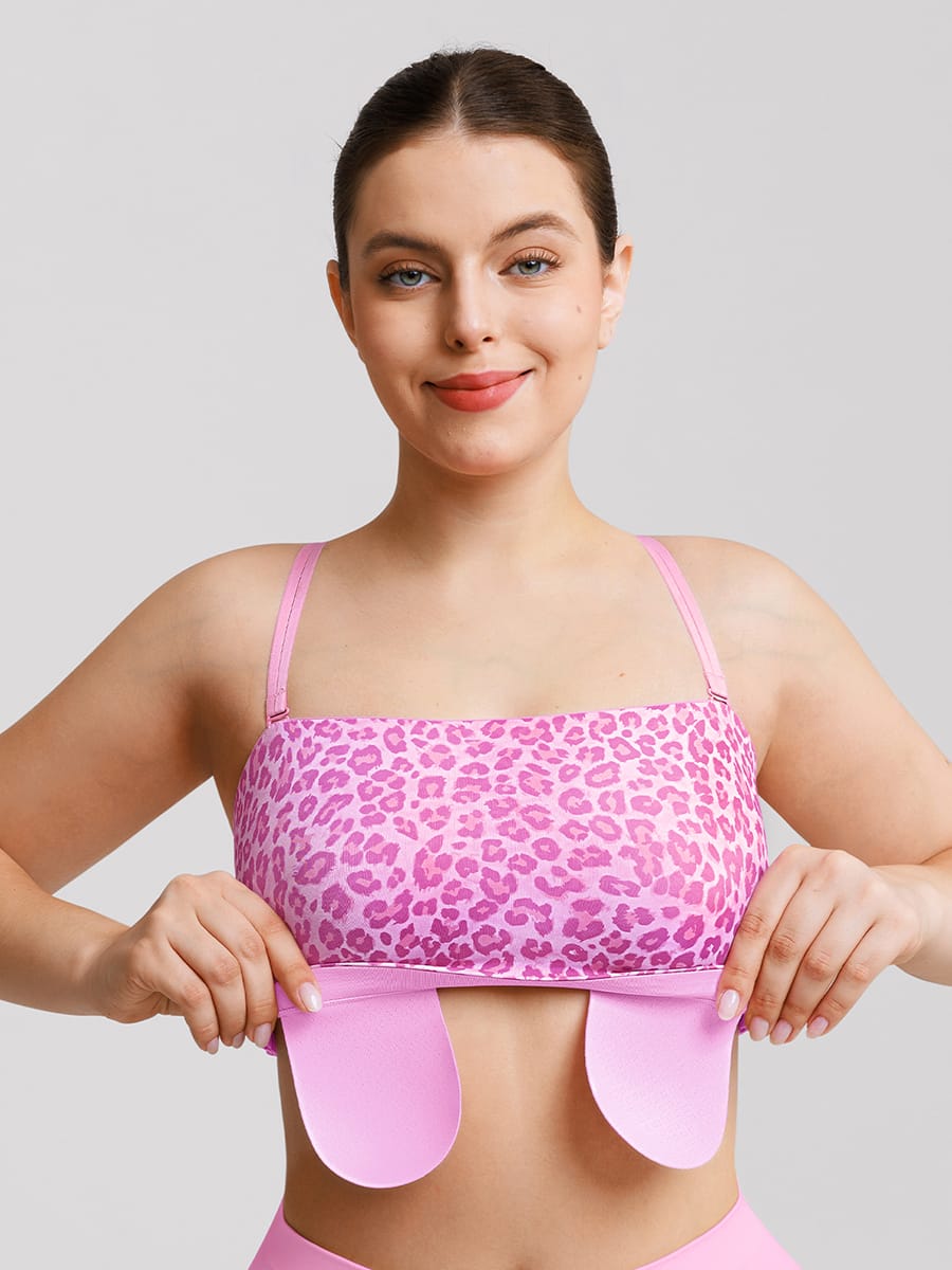 Strapless Anti Slip Bandeau Bra Fixed Molded Cups FeelSoft Fabric - FirmaActive