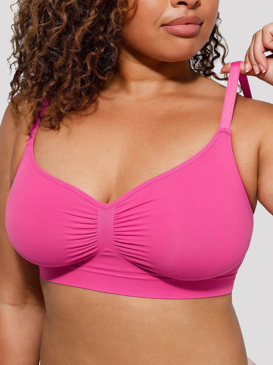 Wireless Supportive Shaping Bra with Adjustable Straps - FirmaActive