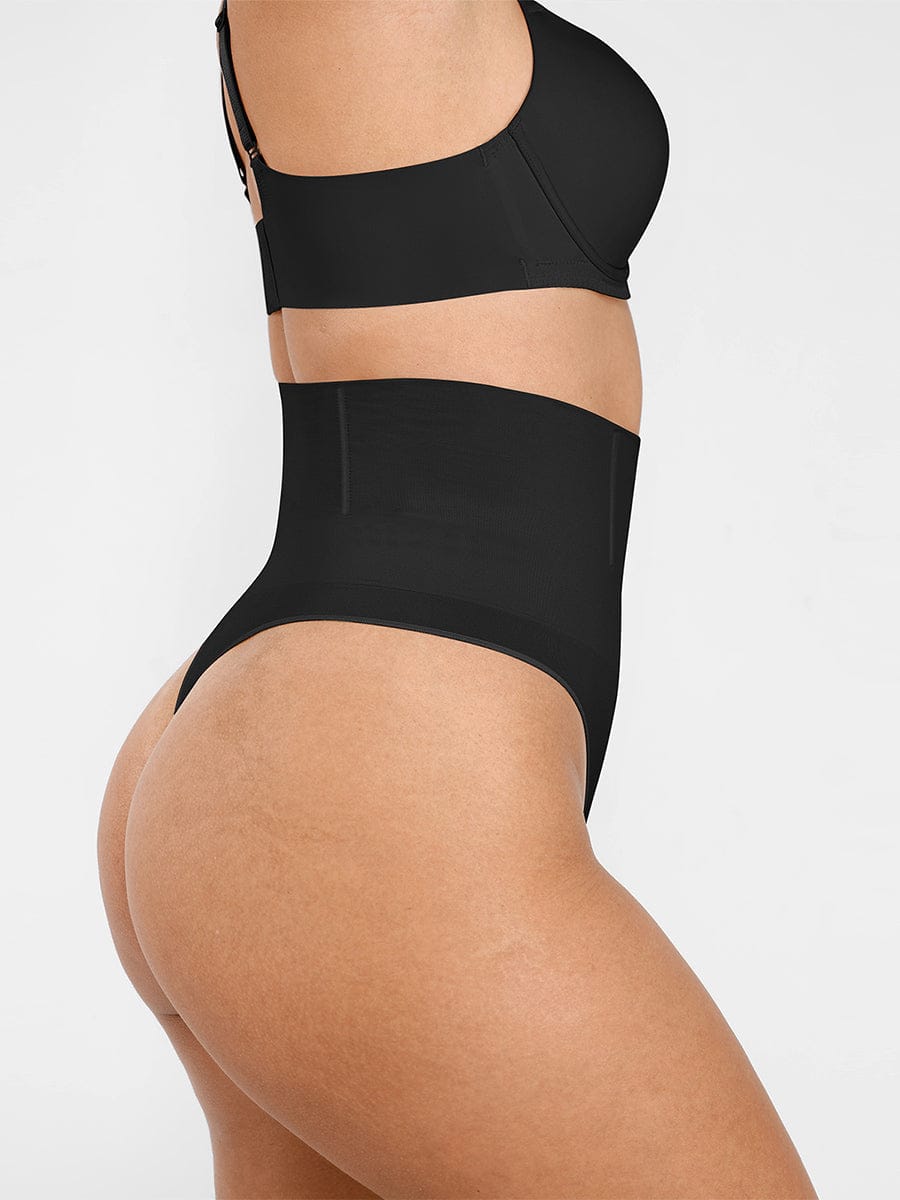 Seamless Instant Smooth Tummy Control Thong Panties - FirmaSmooth