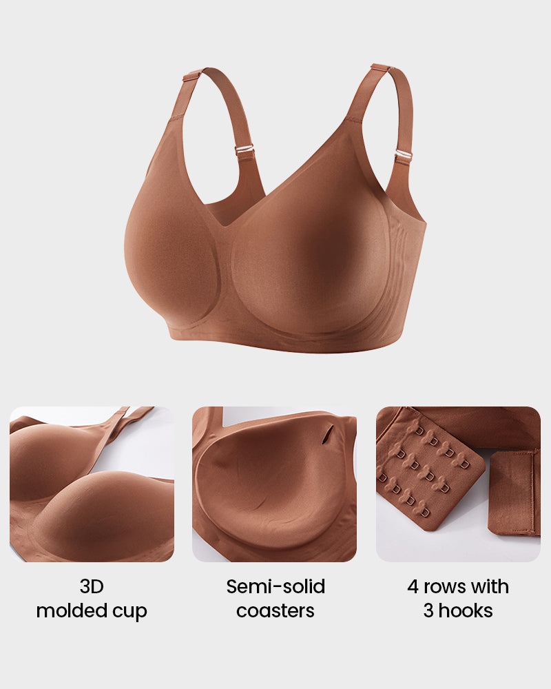 Seamless Wireless Jelly Support Bra - FirmaSoft