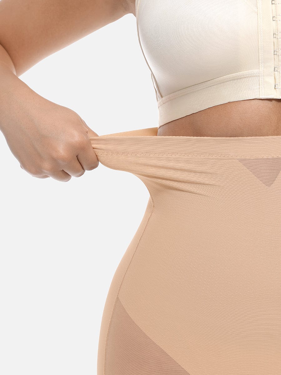 High-Waisted Butt Lift & Slimming Mid-Thigh Shaper Shorts - FirmaLift