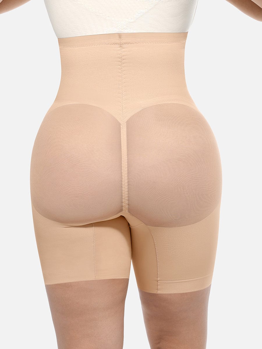 High-Waisted Butt Lift & Slimming Mid-Thigh Shaper Shorts - FirmaLift
