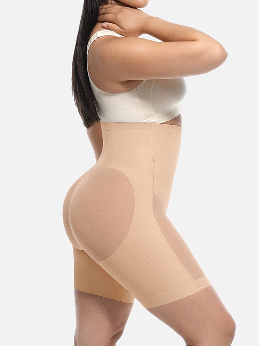 High-Waisted Butt Lift & Slimming Mid-Thigh Shaper Shorts - FirmaLift