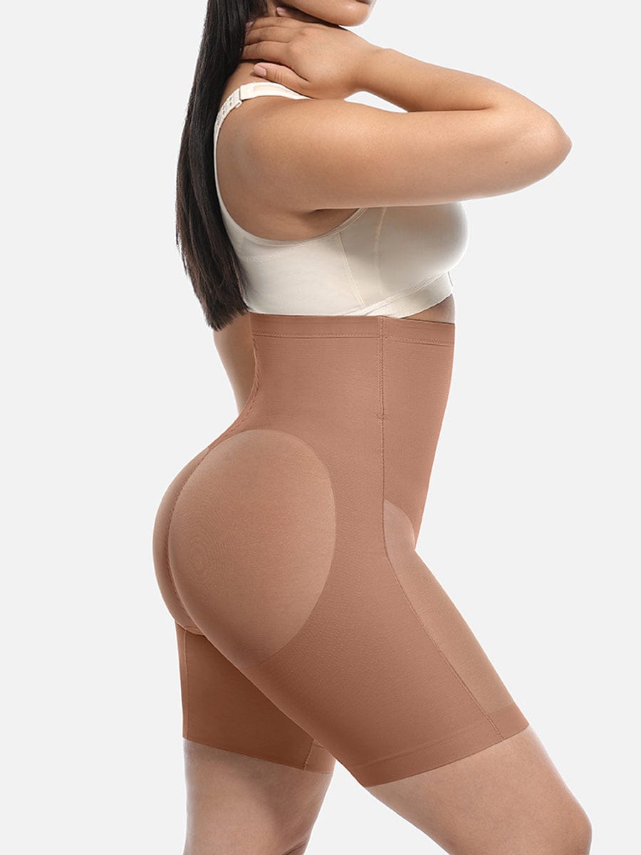 High-Waisted Butt Lift & Slimming Mid-Thigh Shaper Shorts - FirmaLift