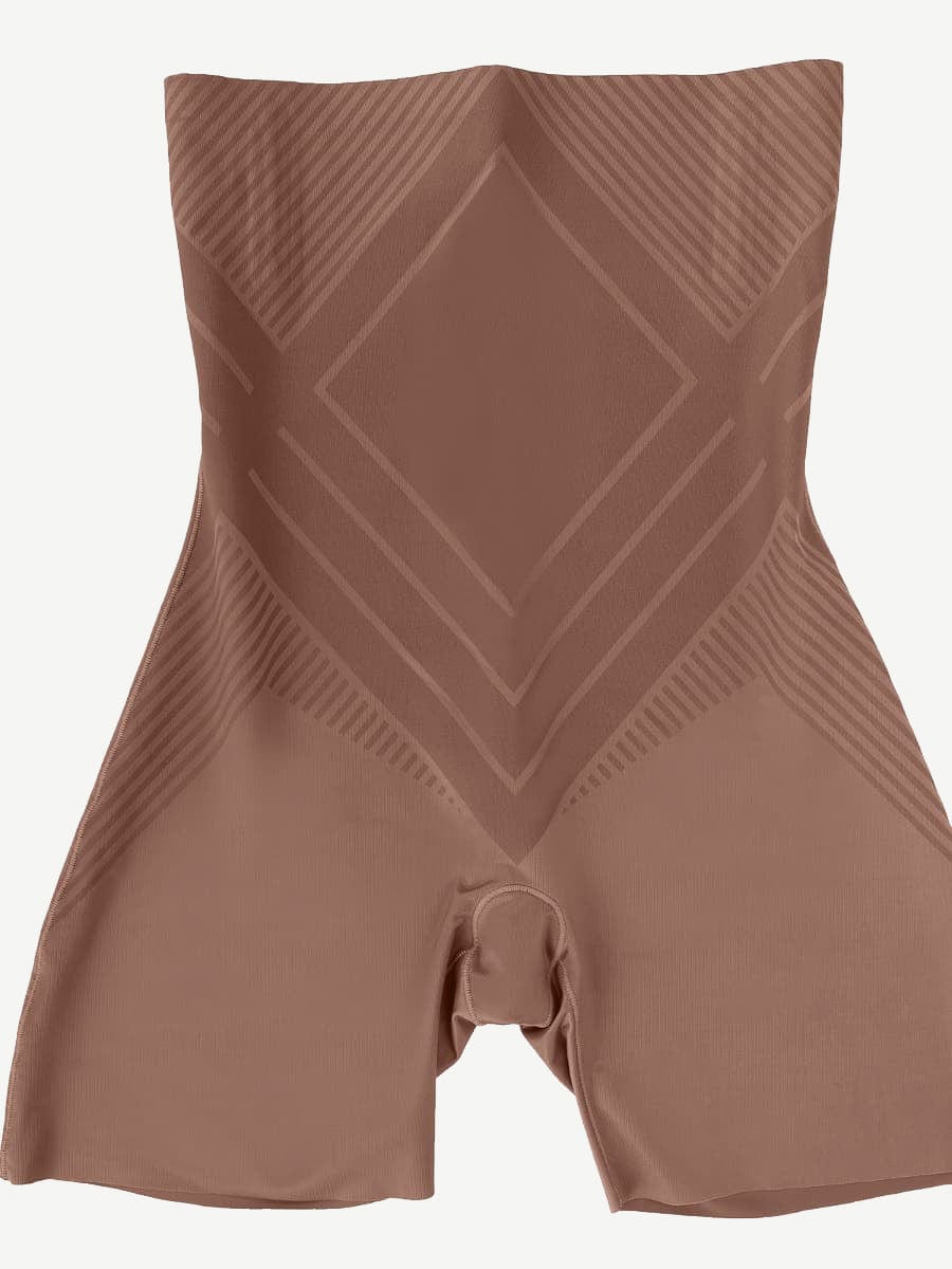 Liquid Spandex High Waist Thigh Slimmer Butt Lifter Brief - FirmaActive