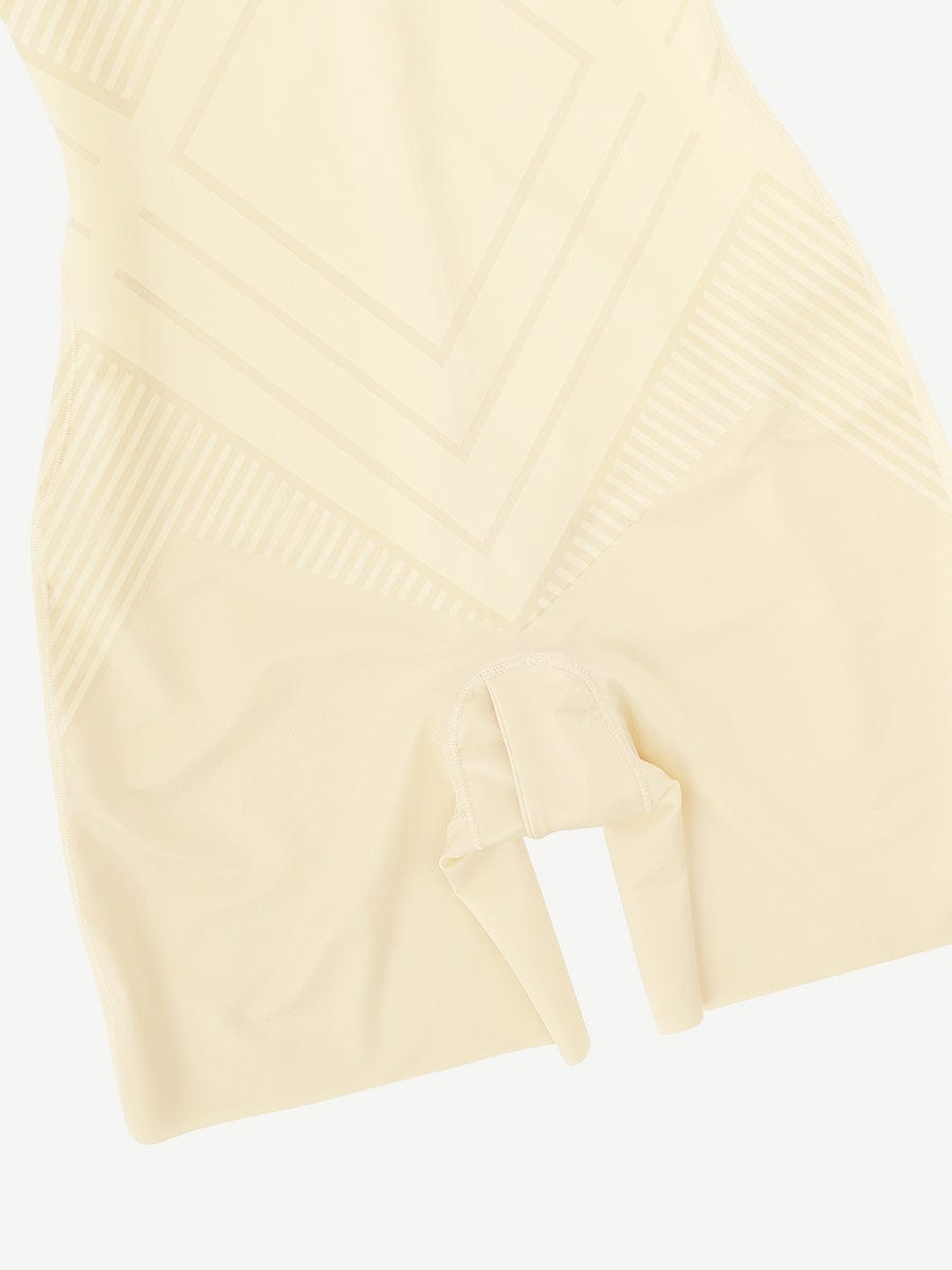 Liquid Spandex Air Slim Open-Bust Mid-Thigh Shaping Boyshort Butt Lifter - FirmaActive