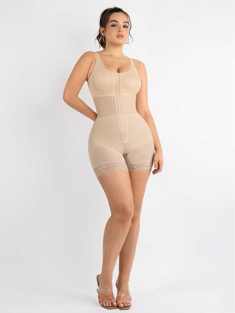 3-Bones Triple-Breasted High-Waisted Elastic Body Butt Lifter Faja - FirmaLift