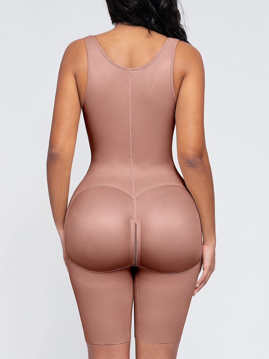 Post-Operative Breast-Covering Side-Zip Body Shaper - FirmaHold