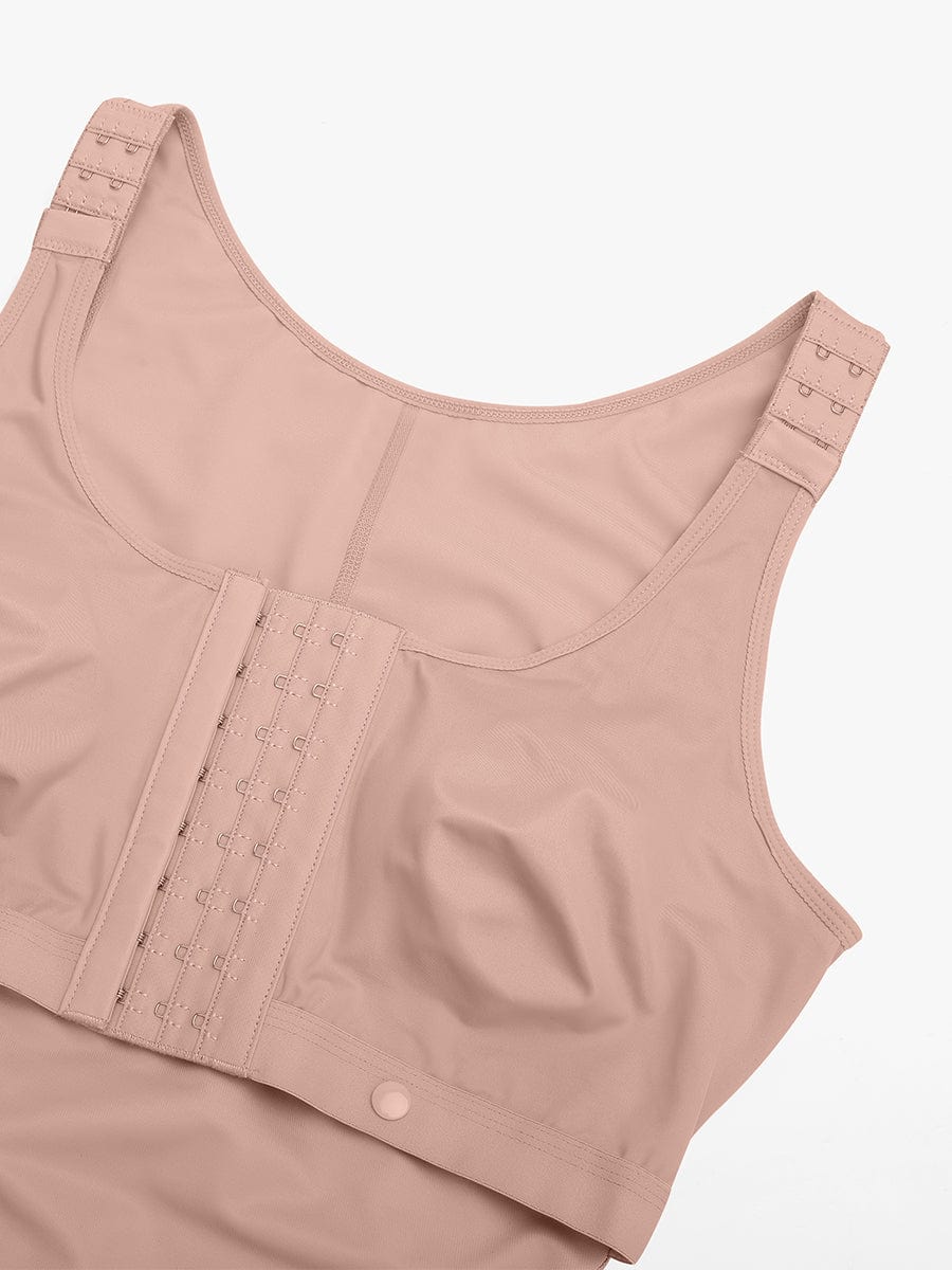Post-Operative Breast-Covering Side-Zip Body Shaper - FirmaHold