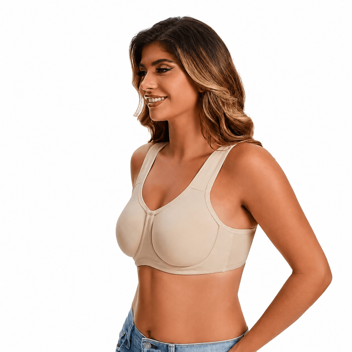 External Underwire Full Coverage Sports Bra - FirmaActive